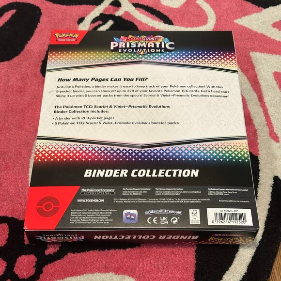 Pokmon TCG Prismatic Evolution Binder Collection - crrs.pl